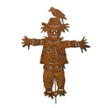Rustic Metal Scarecrow Stake 69.5cm Vintage Garden Decoration For Outdoor Bird Control - Image 1