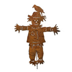 Rustic Metal Scarecrow Stake 69.5cm Vintage Garden Decoration For Outdoor Bird Control - Image 1