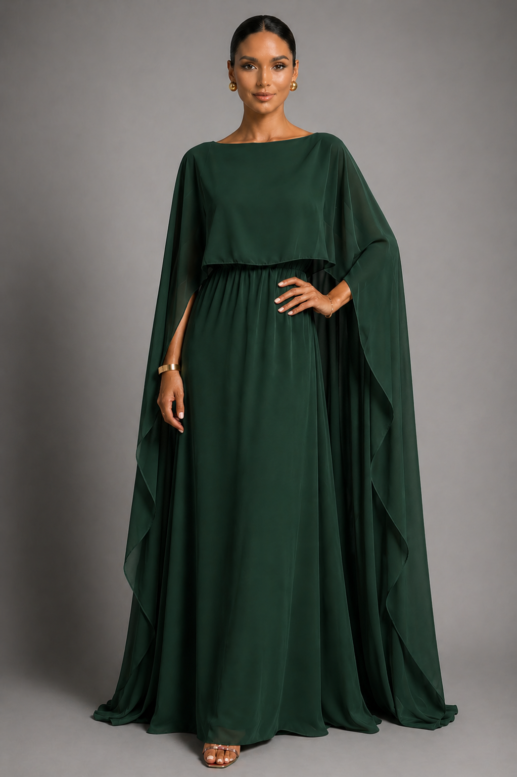 NOVA | Women's Satin Blend Maxi Dress