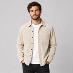 Shackets with Relaxed Corduroy Fit and Patch Pockets - Image 1