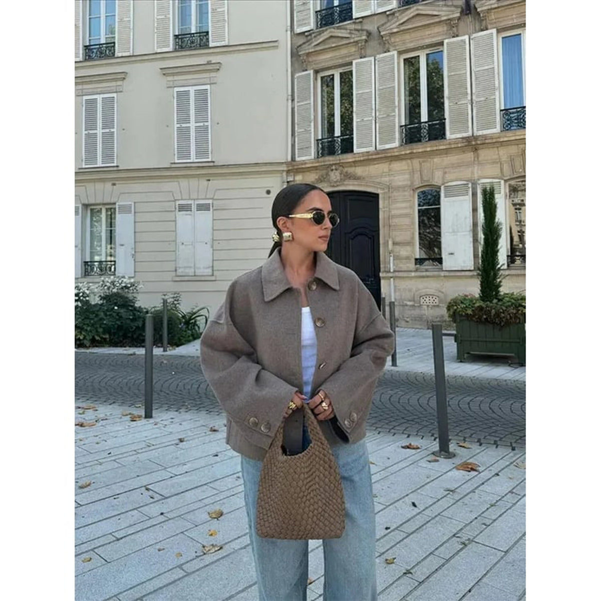 Shackets with Relaxed Fit Overshirt and Button Front - Image 5