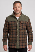Shackets with Relaxed Overshirt Fit and Lining - Image 1