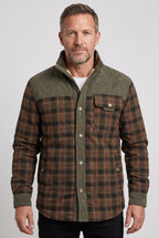 Shackets with Relaxed Overshirt Fit and Lining - Image 1