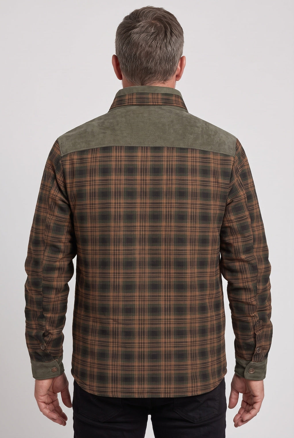 Shackets with Relaxed Overshirt Fit and Lining - Image 2