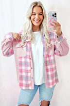 Shackets with Relaxed Patchwork Sleeves and Flap Pockets - Image 3