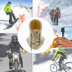Sherpa Balaclava Ski Mask With Adjustable Hood And Windproof Design - Image 9