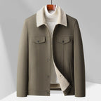 Sherpa Jacket with Cozy Blend and Button-Front - Image 1