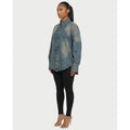 Shirt Jacket with Relaxed Oversized Fit and Washed - Image 3