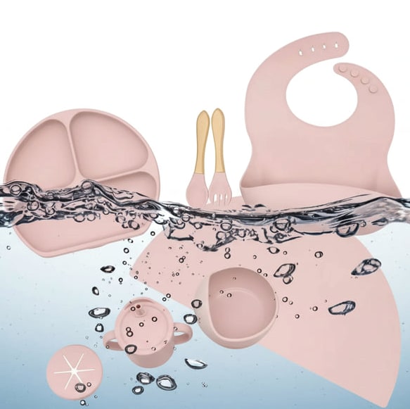 Silicone Feeding Set For Babies Learning To Eat Independently - Image 8