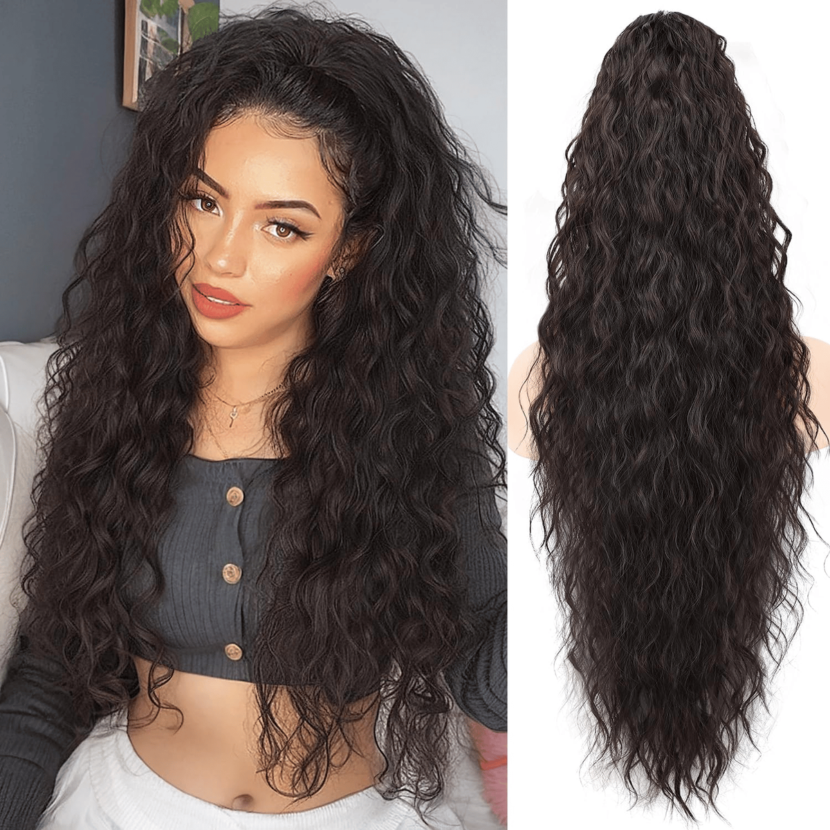Silkipony Drawstring Ponytail Extension For Instant Volume And Length - Image 7