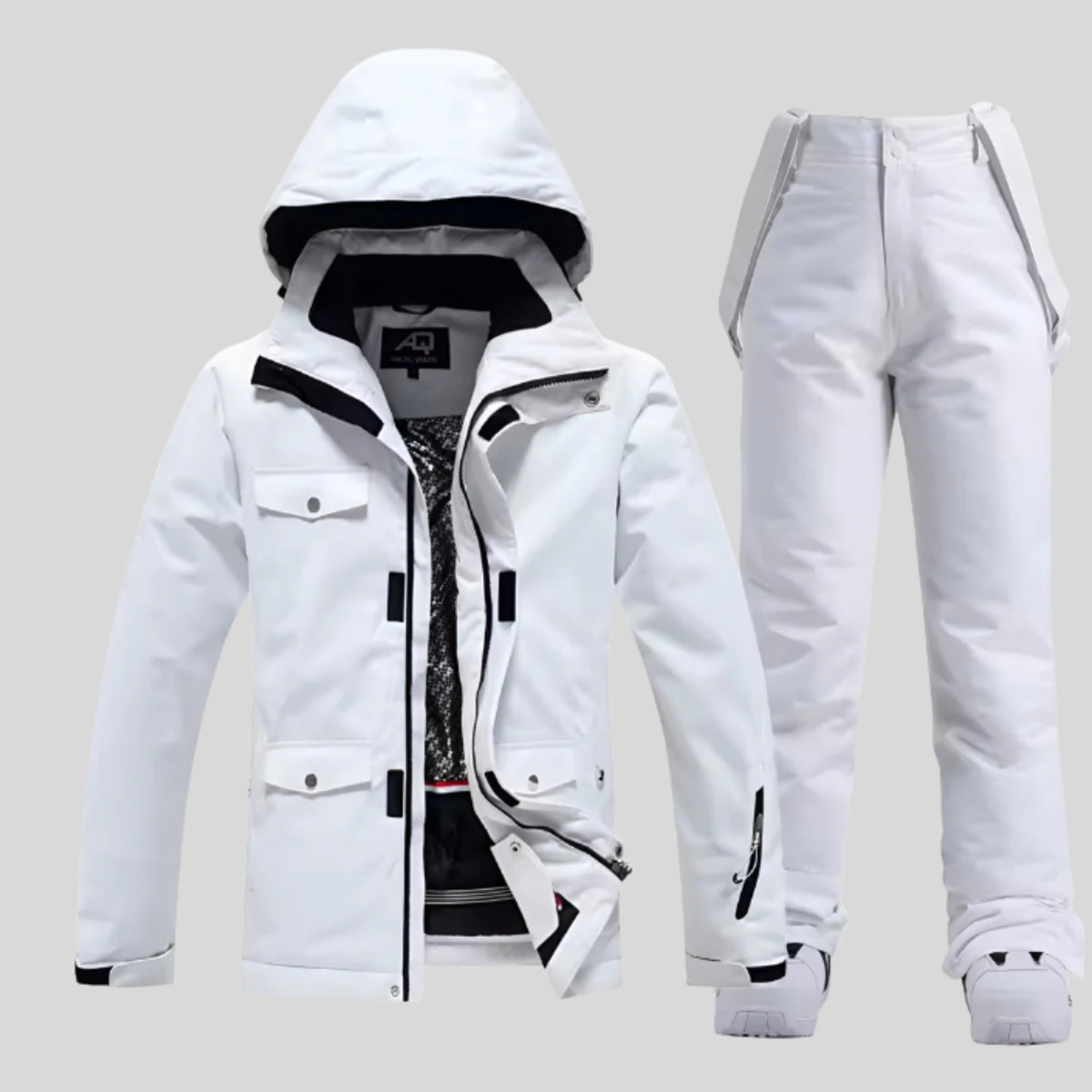 Ski Jacket with Functional Two-Piece Outfit and Adjustable Hood - Image 1