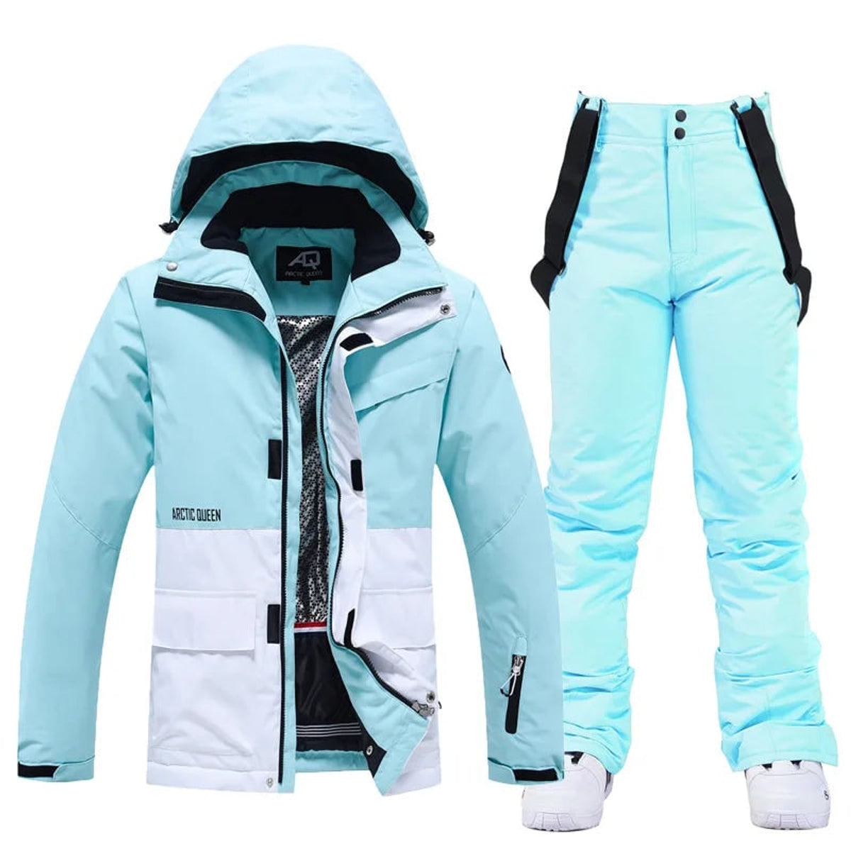 Ski Jacket with Waterproof Two-Piece Suit and Zippered Vents - Image 9