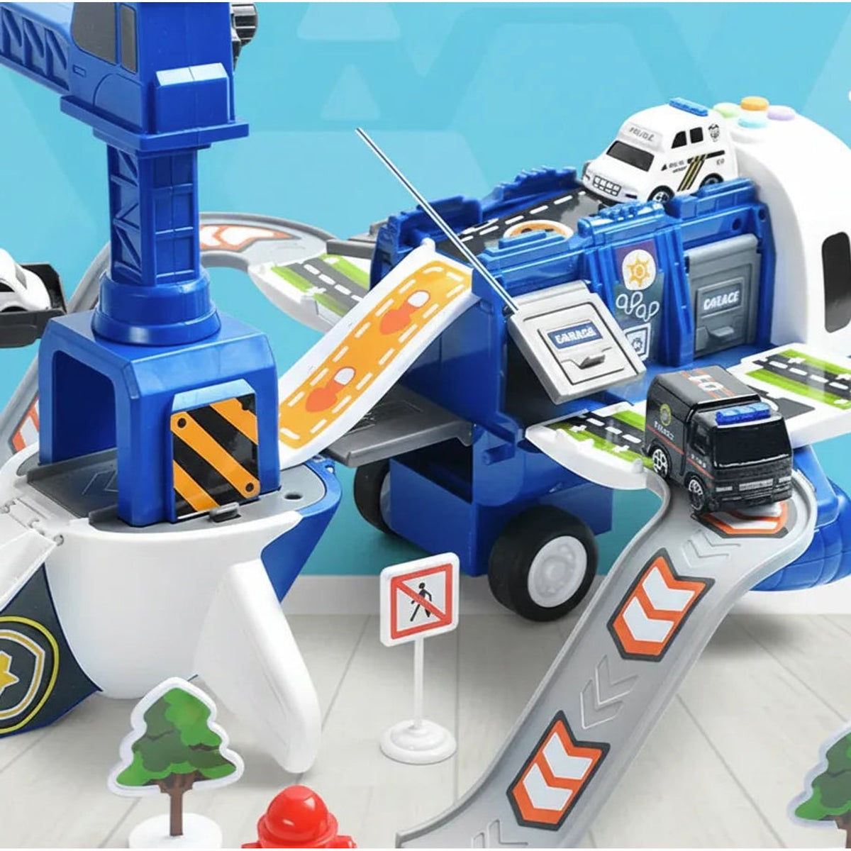 Skyquest Adventure Airplane Playset With Vehicles For Creative Children - Image 9