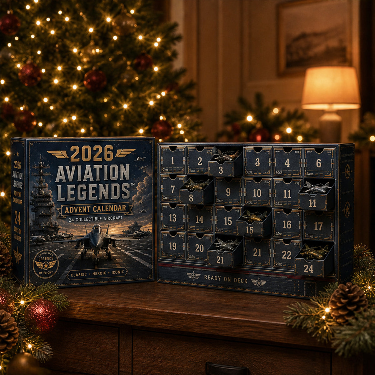 Skywick Christmas Aviation Legends Advent Calendar 24 Collectible Aircraft - Image 3