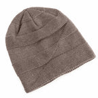 Slouchy Beanie with Warm Fleece Lining and Loose Fit - Image 5