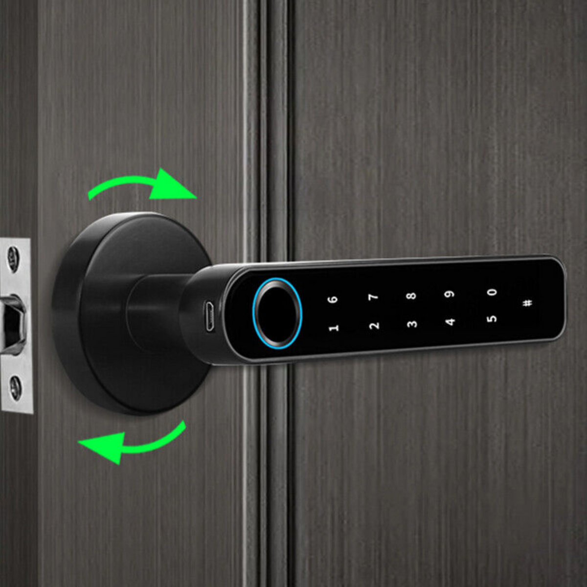 Smart Door Lock With Bluetooth Fingerprint And Mobile App Control - Image 4