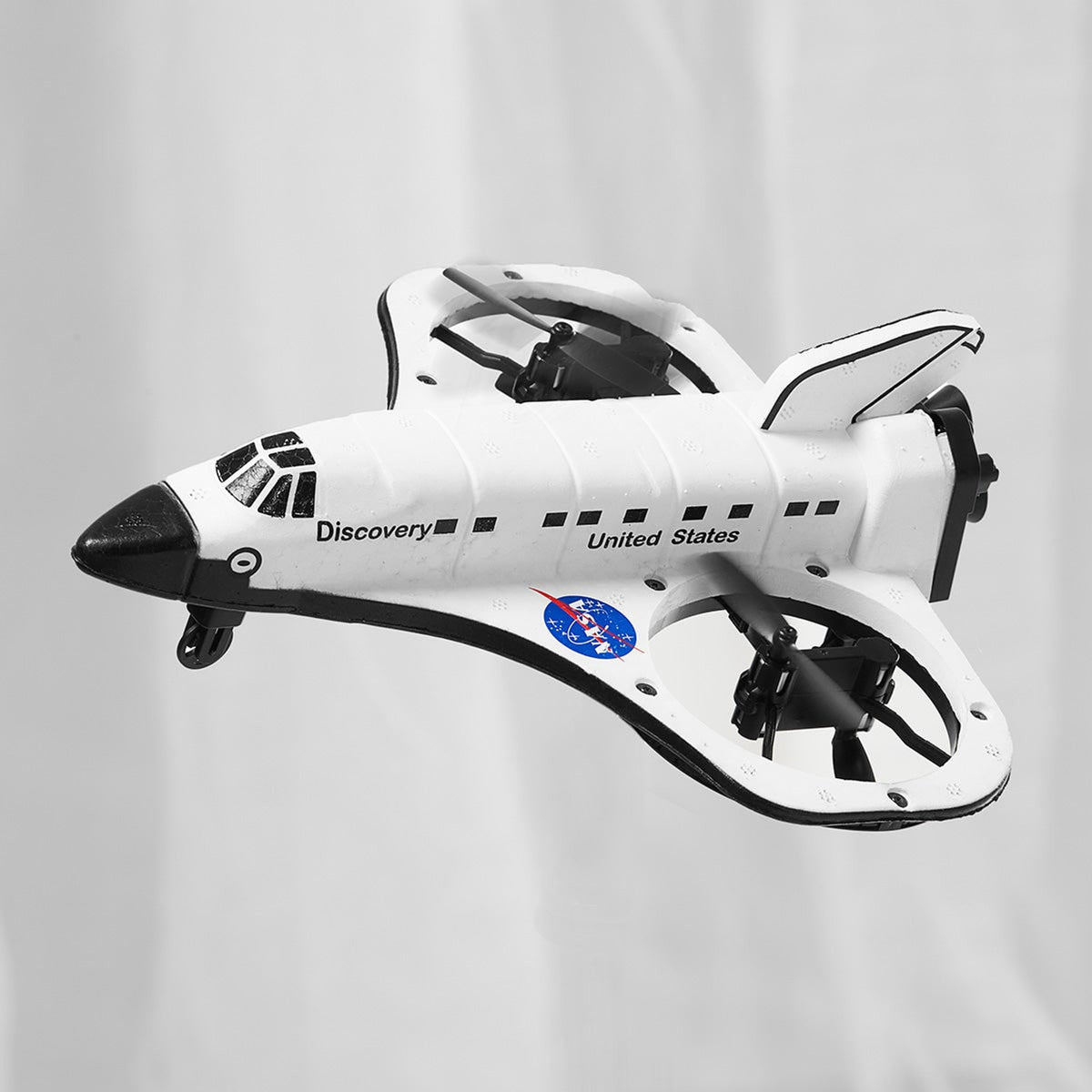 Smithsonian RC Space Shuttle Discovery Drone Remote Controlled Flying Toy - Image 1
