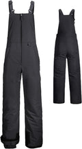 Snow Bib Overalls with Insulated Full-Length Design and Adjustable Straps - Image 1