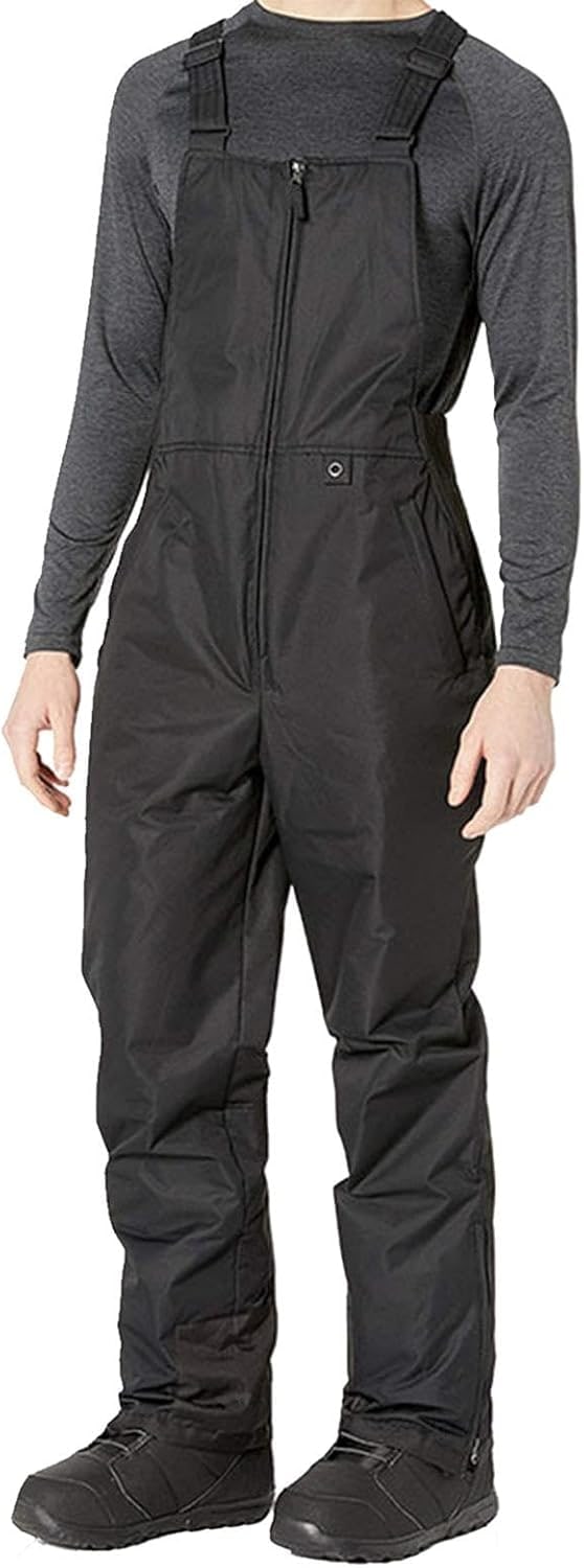 Snow Bib Overalls with Insulated Full-Length Design and Adjustable Straps - Image 2