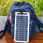 Solar Panel Charger With Portable USB Battery Waterproof And Ultra-Thin Design - Image 1