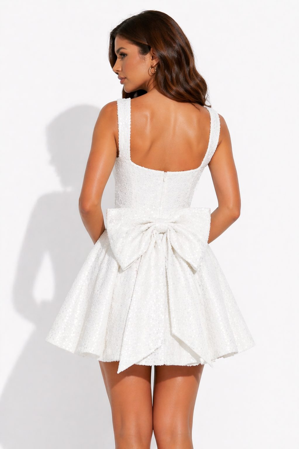 NOVA | Women’s A-Line Mini Dress | Elegant Structured Skater Dress