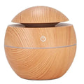 Spherical Wooden Humidifier With USB LED Light - Image 6
