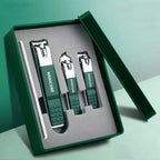 Stainless Steel Nail Care Set With Manicure Tools In Storage Box - Image 1