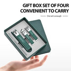 Stainless Steel Nail Care Set With Manicure Tools In Storage Box - Image 2