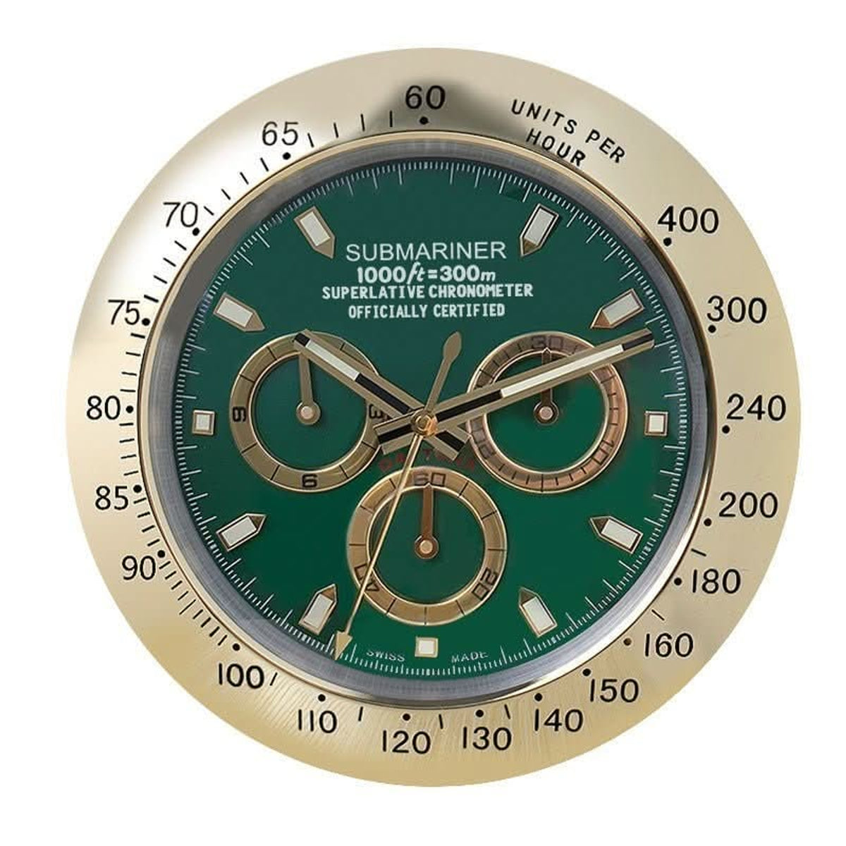 Stainless Steel Silent Wall Clock With Luminous Hands - Image 5
