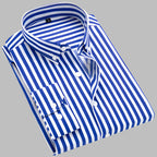 Striped Oxford Shirt with Relaxed Button-Down Fit and Chest Pocket - Image 5