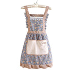 Stylish Cooking Apron With Elegant Floral Design Perfect For Home And Restaurant Use - Image 2