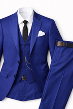 NOVA |  Men's Tailored Fit Single Breasted Two-buttons 3 Pieces Wedding Suits Regular price