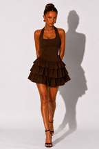 NOVA | Halter Neck Ruffle Mini Dress | Summer