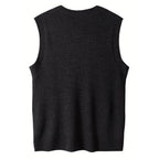 Sweater Vests with Classic Knit Fit and V-Neck - Image 2