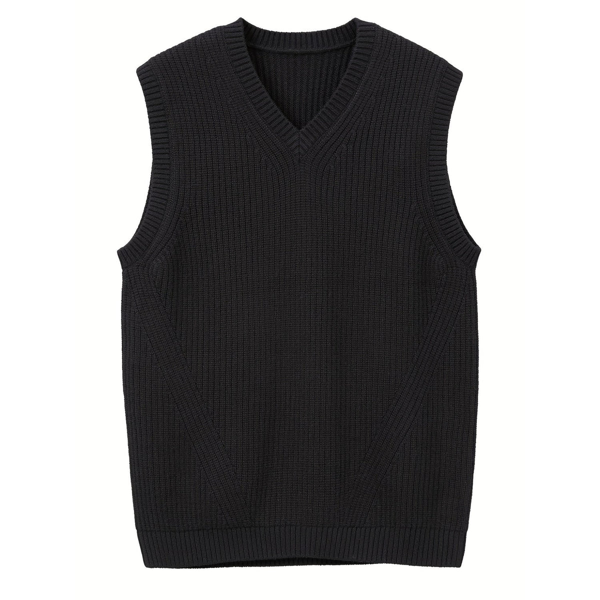 Sweater Vests with Classic Knit Fit and V-Neck - Image 3