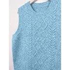 Sweater Vests with Flattering Cable-Knit Fit and Round Neck - Image 10