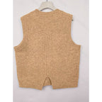 Sweater Vests with Flattering Cable-Knit Fit and Round Neck - Image 2