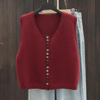 Sweater Vests with Flattering Knit Fit and Scoop Neckline - Image 1