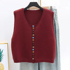 Sweater Vests with Flattering Knit Fit and Scoop Neckline - Image 2