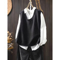 Sweater Vests with Flattering Two Piece and V-Neck - Image 1