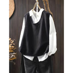 Sweater Vests with Flattering Two Piece and V-Neck - Image 1