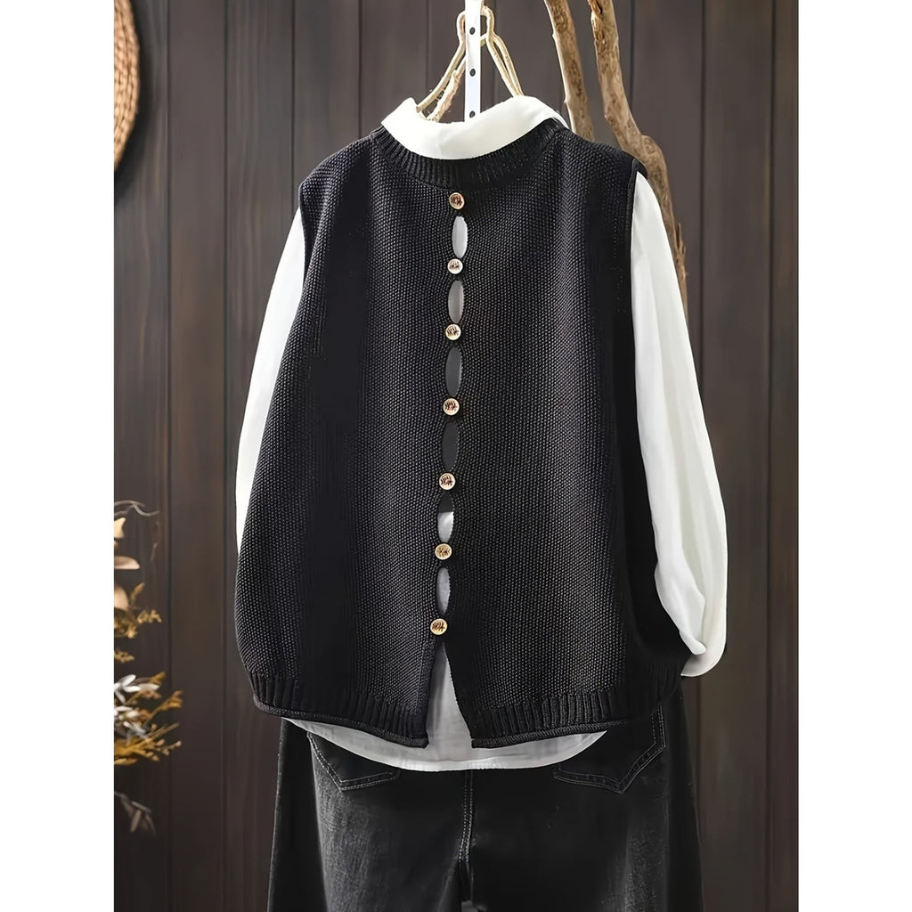 Sweater Vests with Flattering Two Piece and V-Neck - Image 2