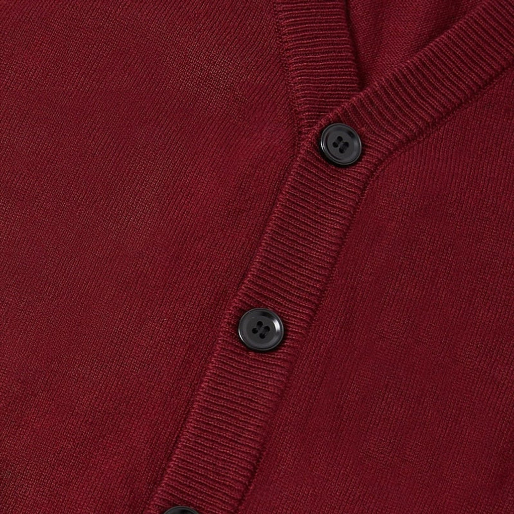 Sweater Vests with Knit V-Neck Design and Front Buttons - Image 11