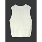 Sweater Vests with Relaxed Knit Fit and V-Neck - Image 19