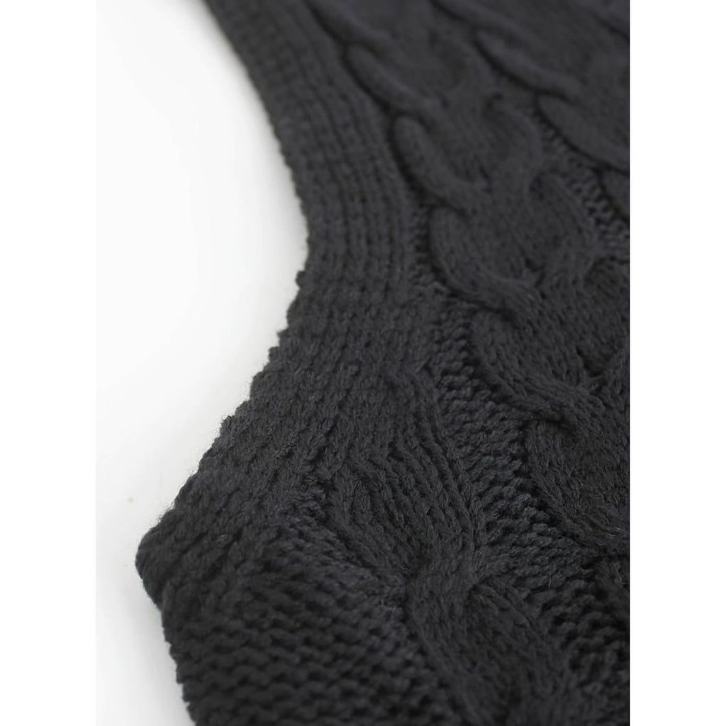 Sweater Vests with Relaxed Knit Fit and V-Neck - Image 27