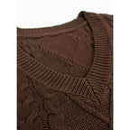 Sweater Vests with Relaxed Knit Fit and V-Neck - Image 48