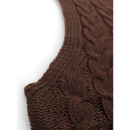 Sweater Vests with Relaxed Knit Fit and V-Neck - Image 49