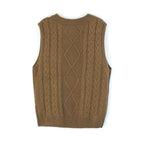 Sweater Vests with Relaxed Knit Fit and V-Neck - Image 63