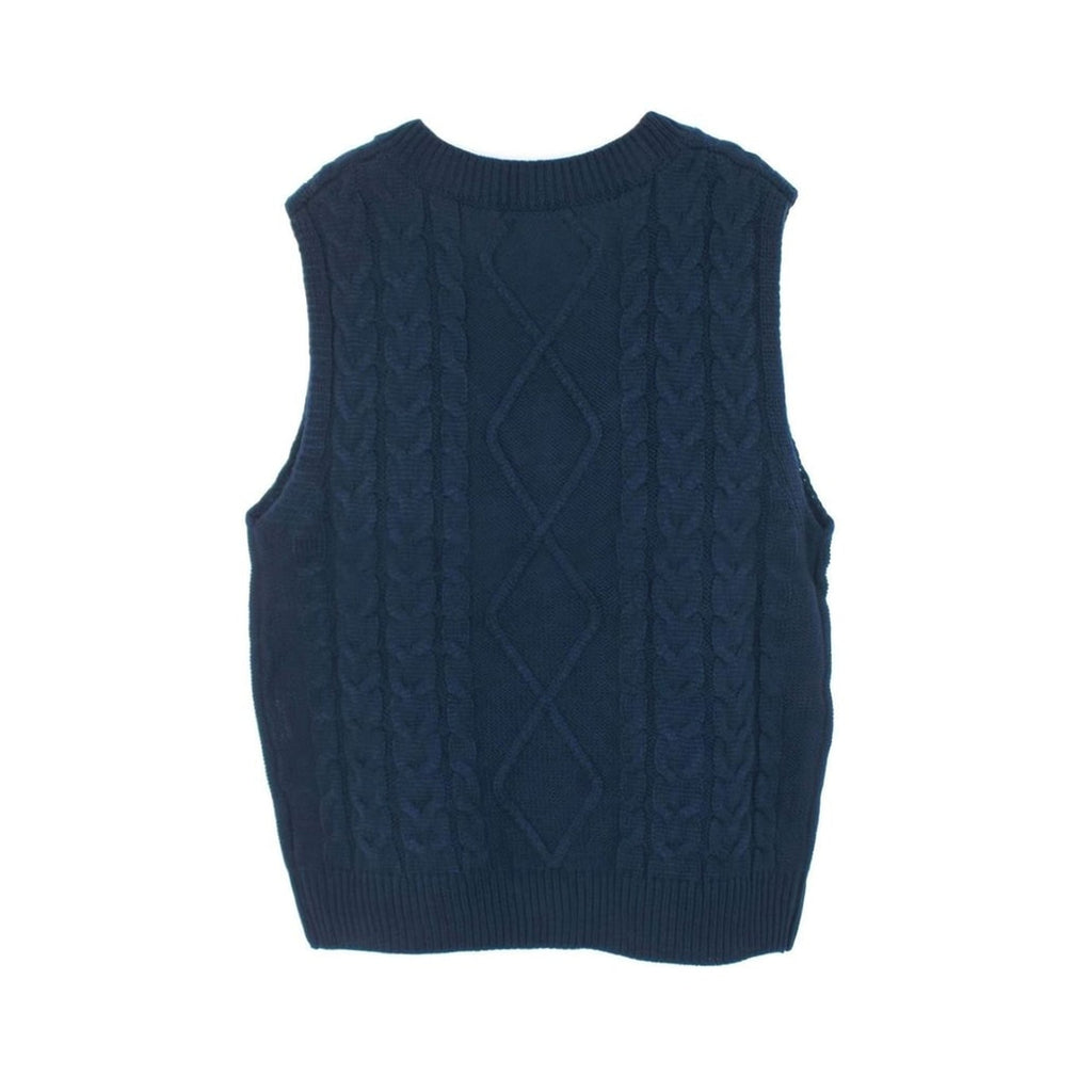 Sweater Vests with Relaxed Knit Fit and V-Neck - Image 74