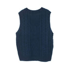 Sweater Vests with Relaxed Knit Fit and V-Neck - Image 74